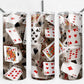 3D Cards 20oz Skinny Tumbler