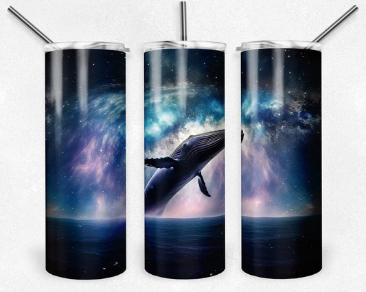 Ethereal Whale #1 20oz Skinny Tumbler