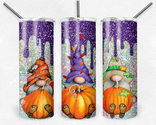 Halloween Gnomes - 20oz Skinny Tumbler