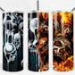 Melted Skulls 20oz Skinny Tumbler