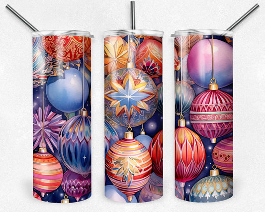 Christmas Ornaments #1 20oz Skinny Tumbler