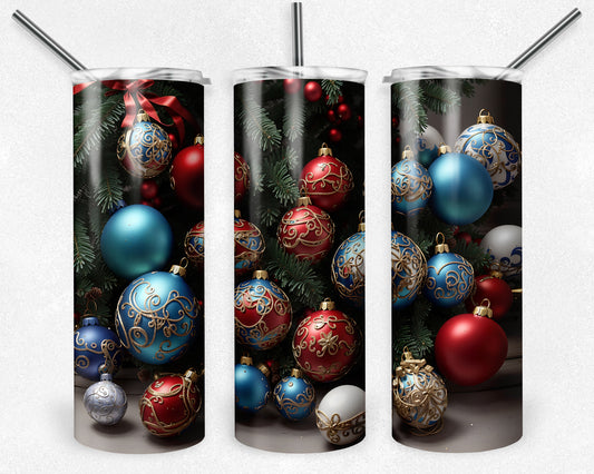 Christmas Ornaments #2 20oz Skinny Tumbler