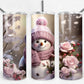 Pink Snowman #1 20oz Skinny Tumbler