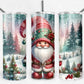 Cute Christmas Gnome 20oz Skinny Tumbler