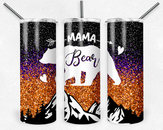 Mama Bear Sky 20oz Skinny Tumbler