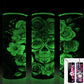 Sugar Roses 20oz Skinny Glow in the Dark Tumbler