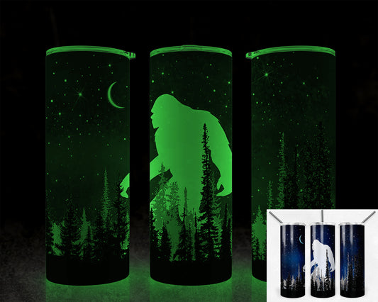 Bigfoot 20oz Skinny Glow in the Dark Tumbler