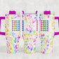 F It Rainbow -  40oz Tumbler w/ Handle