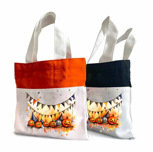 Halloween Banner - Halloween Tote Bag 14" x 16"