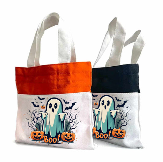 Boo - Halloween Tote Bag 14" x 16"