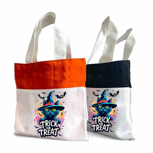 Trick or Treat - Halloween Tote Bag 14" x 16"