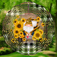 Sunflower Gnome 10" Wind Spinner