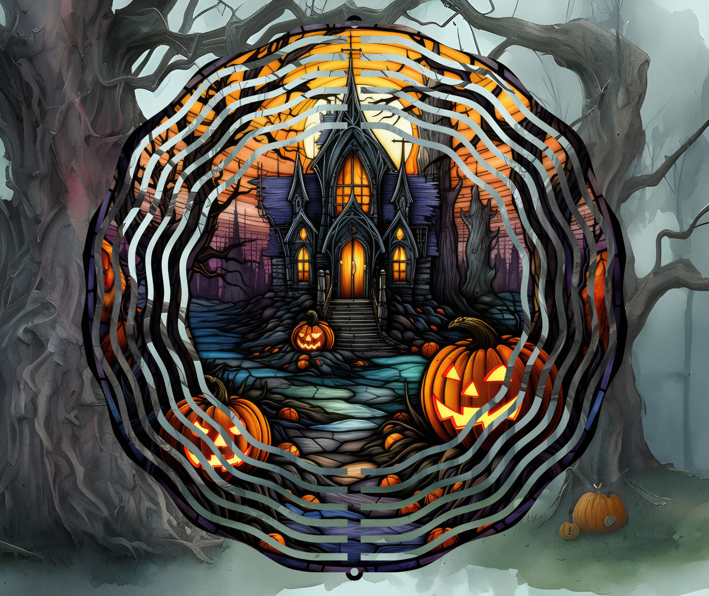 Spooky Halloween 10" Wind Spinner