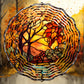 Stained Glass Fall 10" Wind Spinner