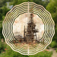 Vintage Oil 10" Wind Spinner